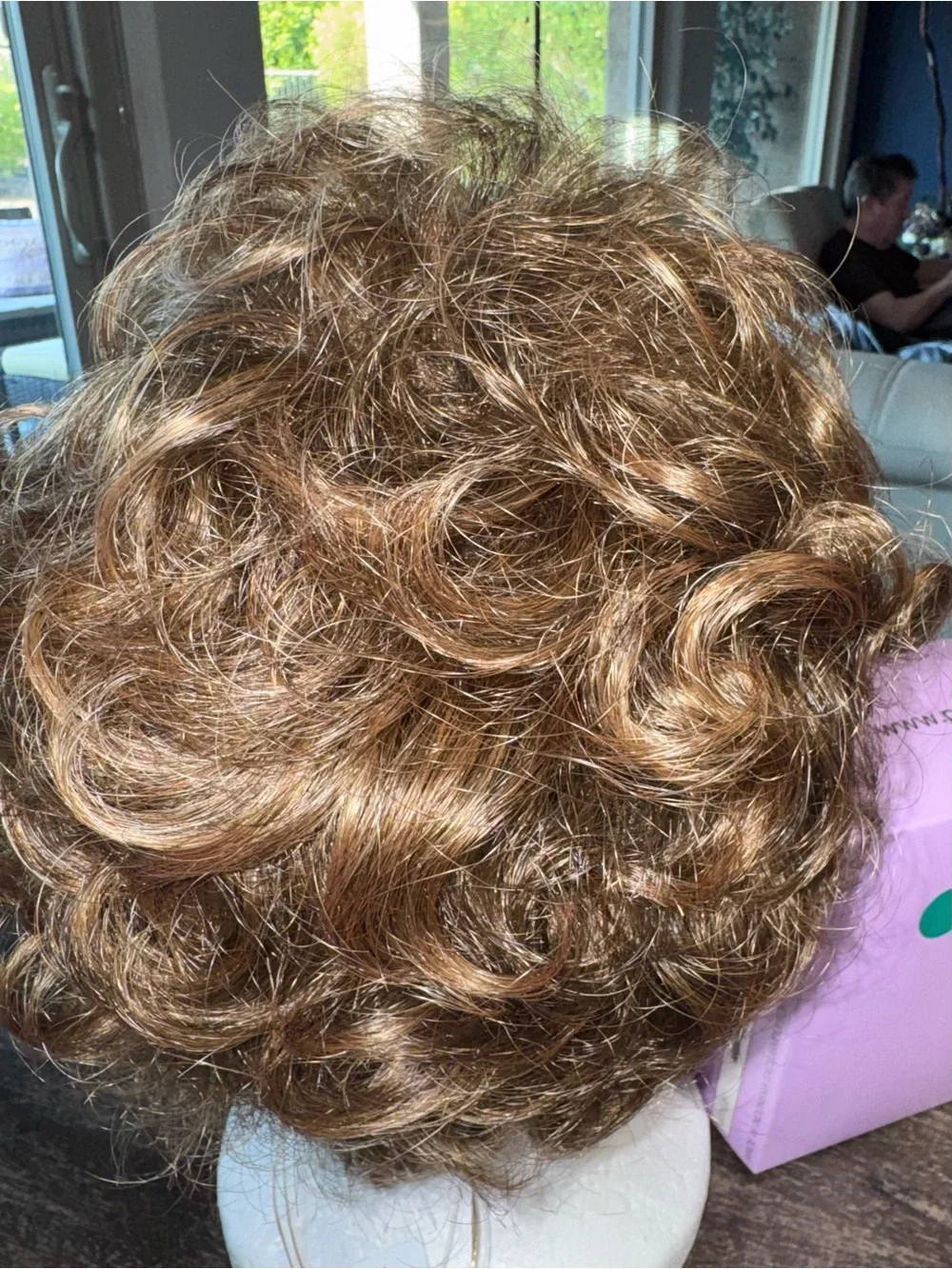 NWT Paula Young Short Women's Wig in Gorgeous browns- Easy wear Natural Texture
